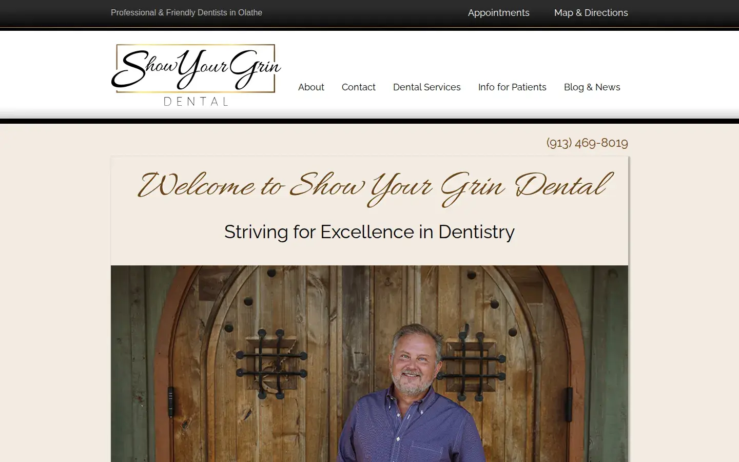 Homepage preview of Show Your Grin Dental