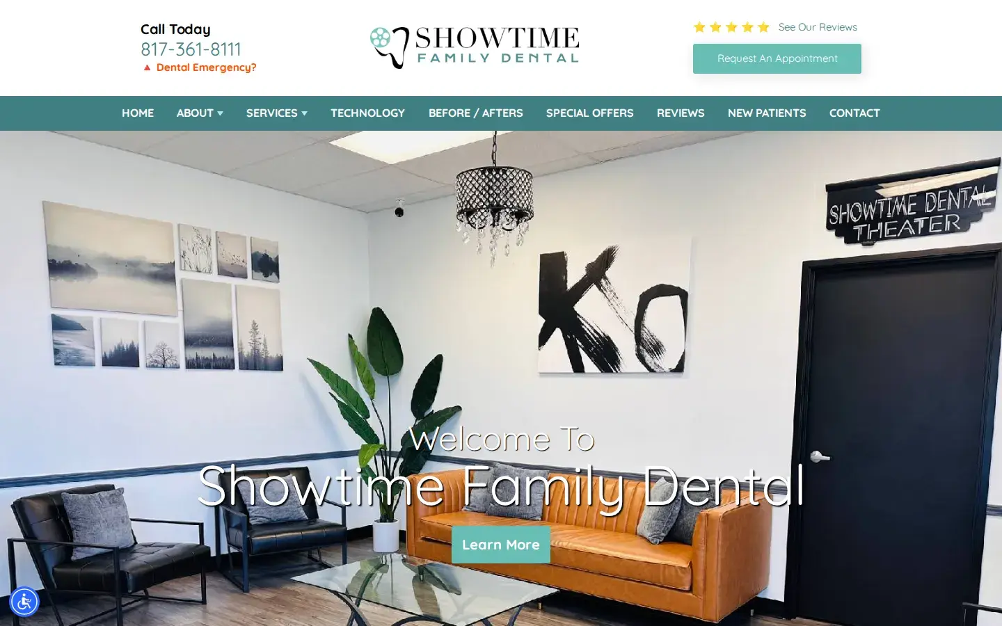 Homepage preview of Showtime Family Dental