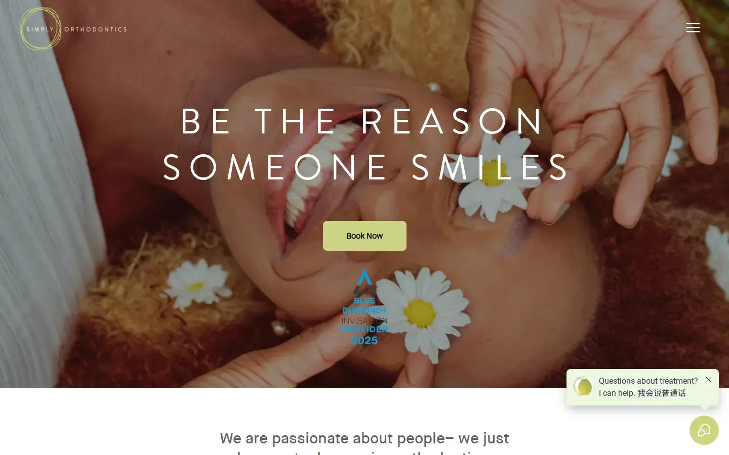 Homepage preview of Simply Orthodontics