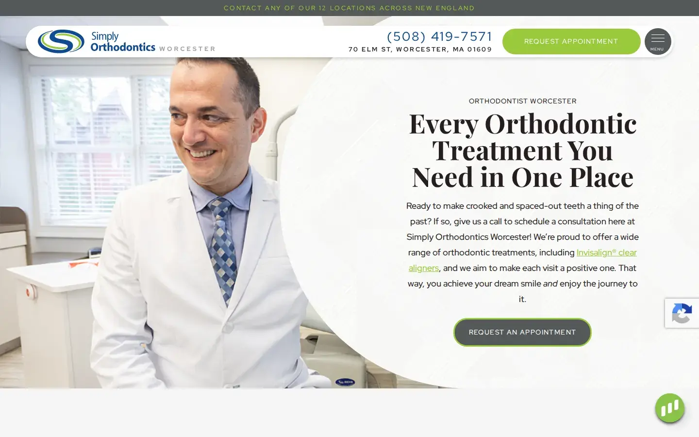 Homepage preview of Simply Orthodontics Worcester