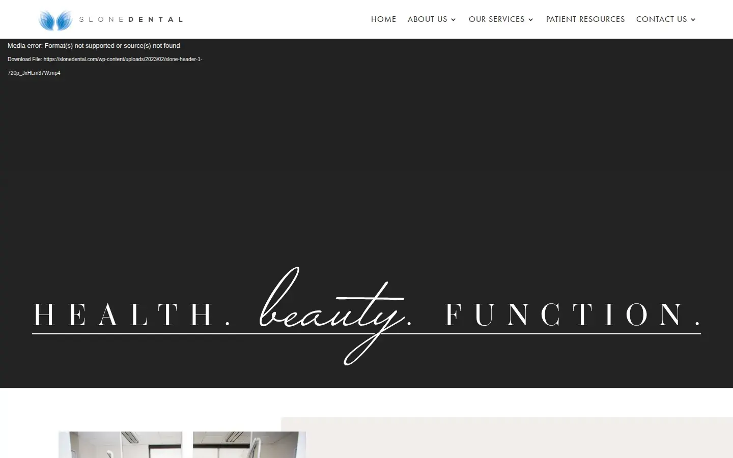 Homepage preview of Slone Dental