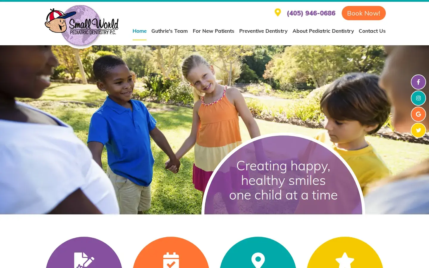 Homepage preview of Small World Pediatric Dentistry
