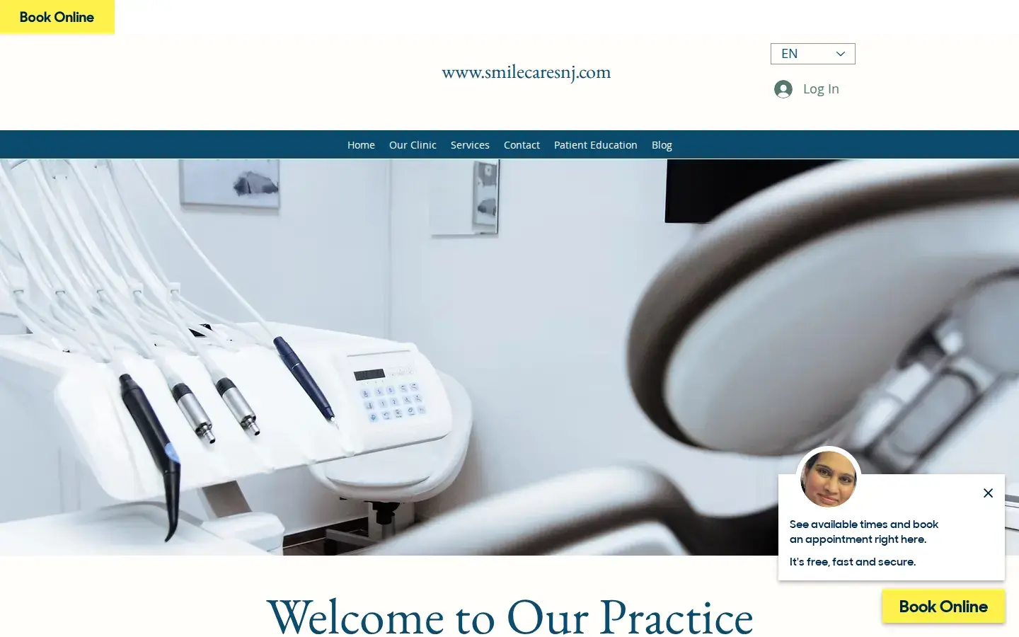 Homepage preview of . Smile Cares Family Dentistry