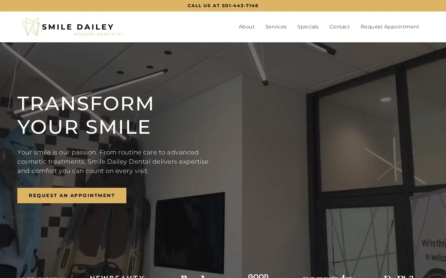 Homepage preview of Smile Dailey General and Cosmetic Dentistry