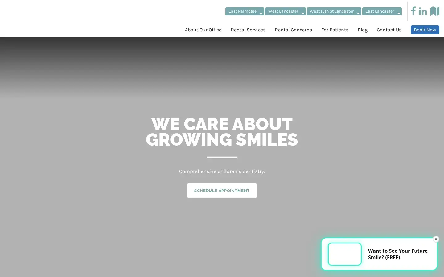 Homepage preview of Smile Dental Group