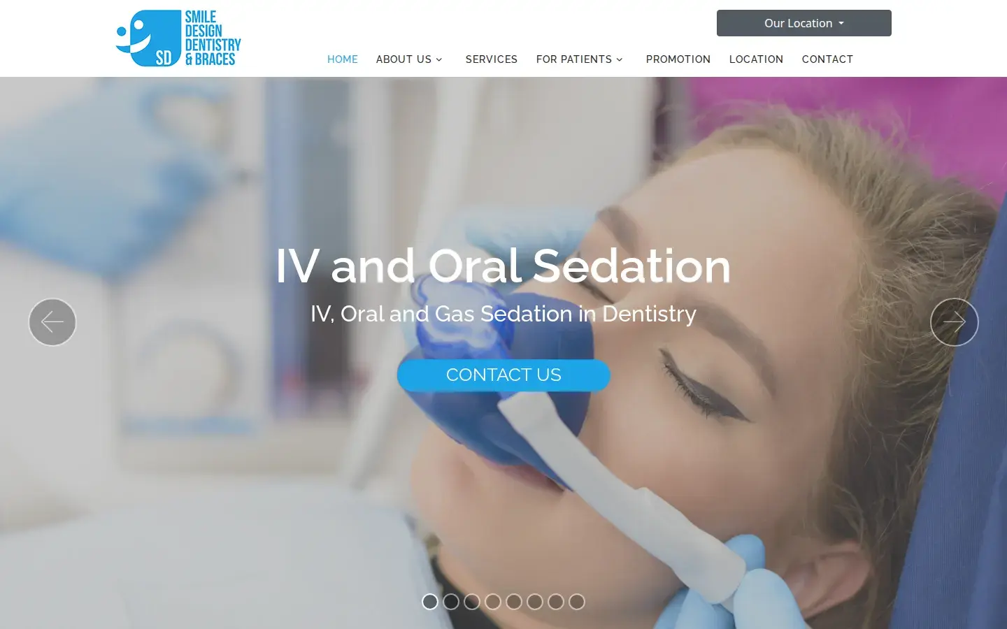 Homepage preview of Smile Design Dentistry & Braces