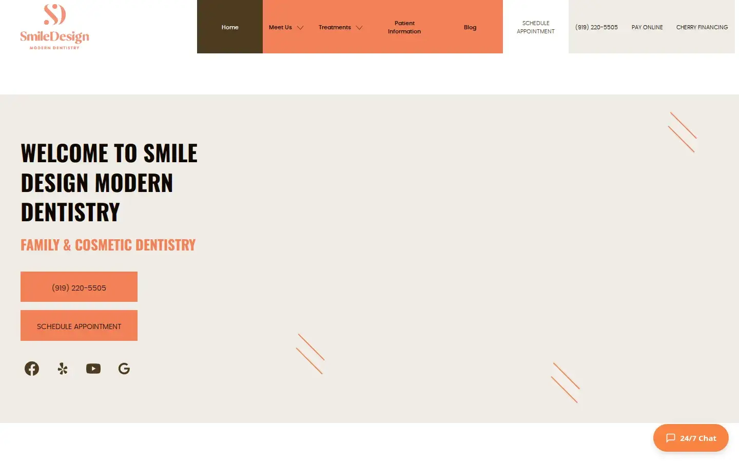 Homepage preview of Smile Design – Family & Cosmetic Dentistry