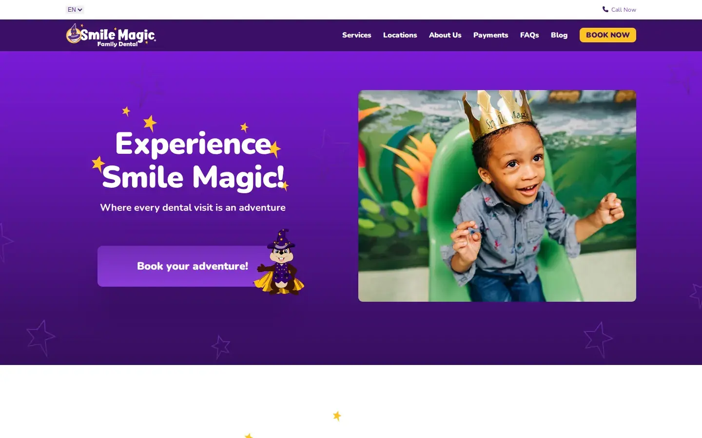 Homepage preview of Smile Magic of McAllen