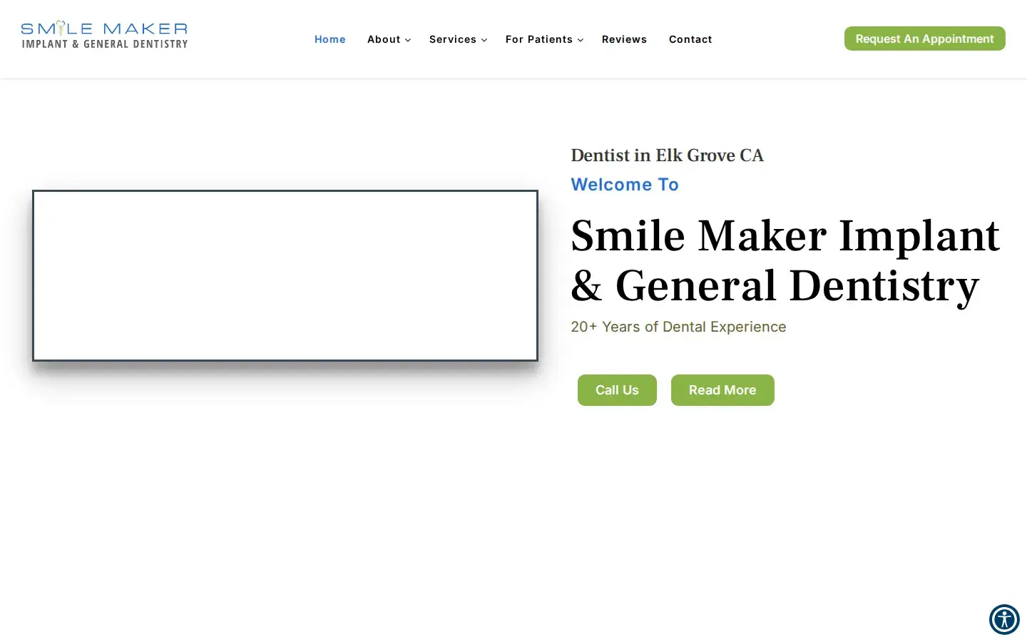 Homepage preview of Smile Maker Dentistry Elk Grove