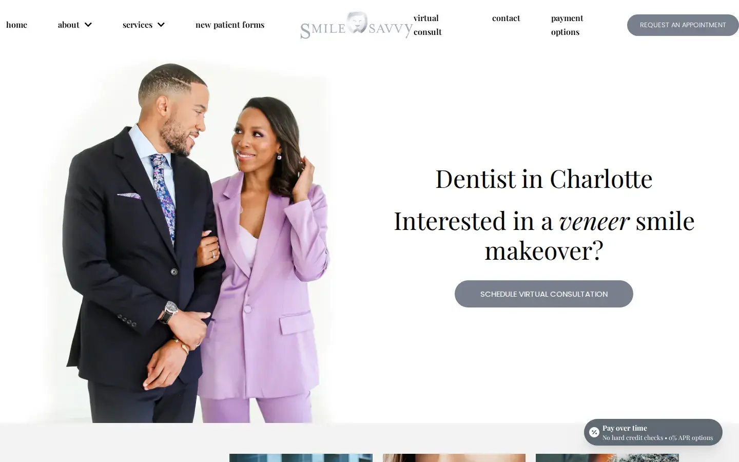 Homepage preview of Smile Savvy Cosmetic Dentistry