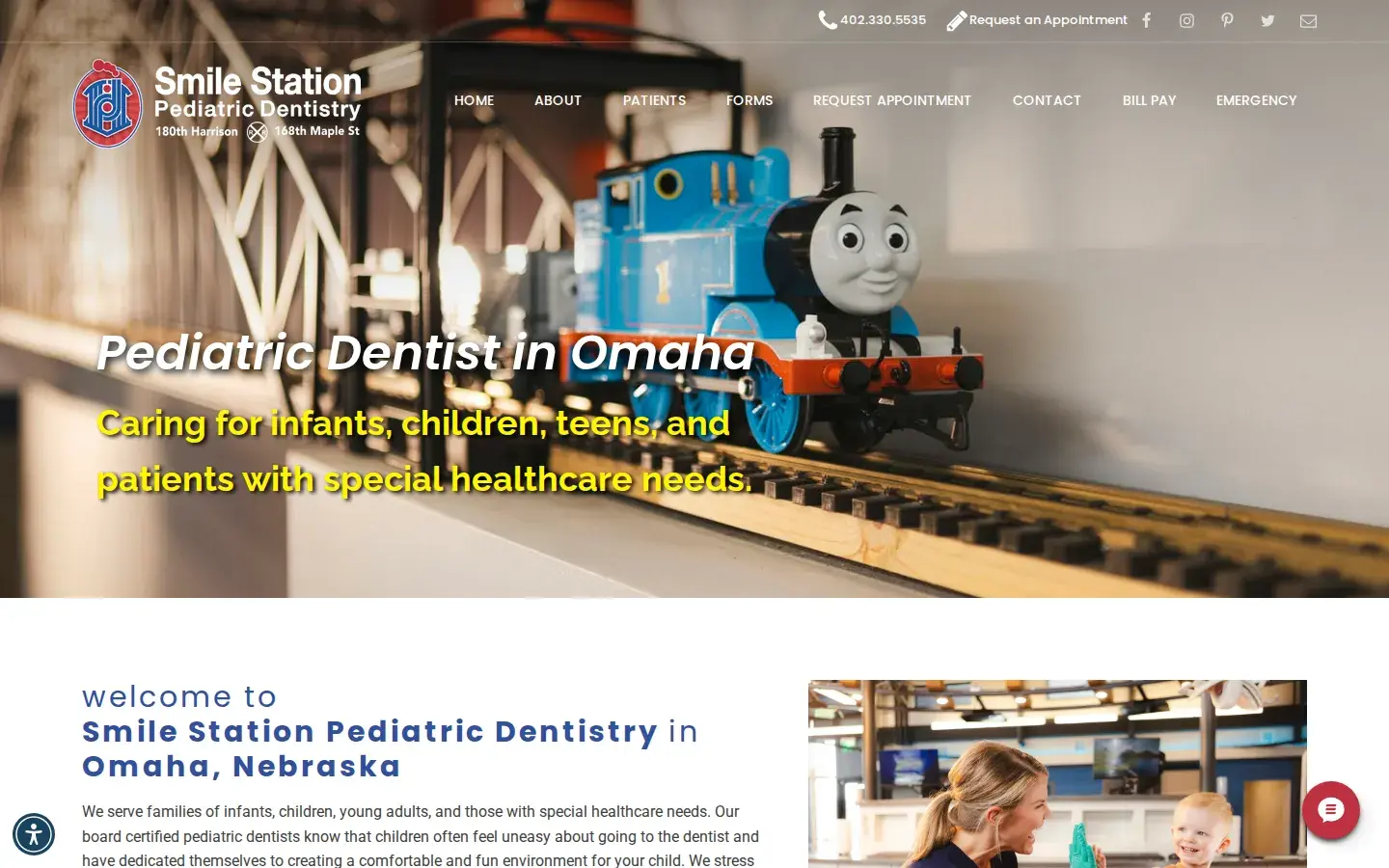Homepage preview of Smile Station Pediatric Dentistry