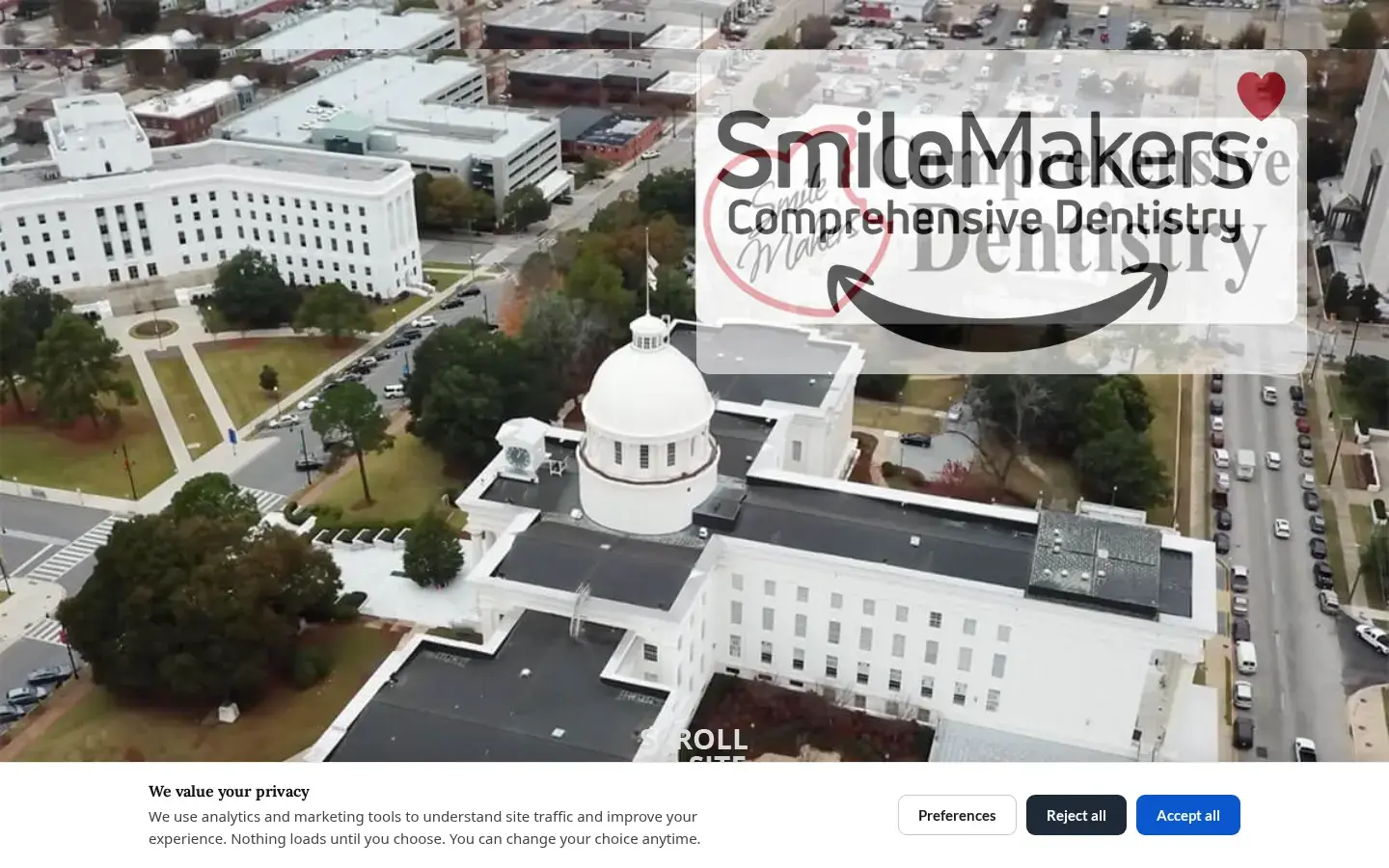 Homepage preview of SmileMakers
