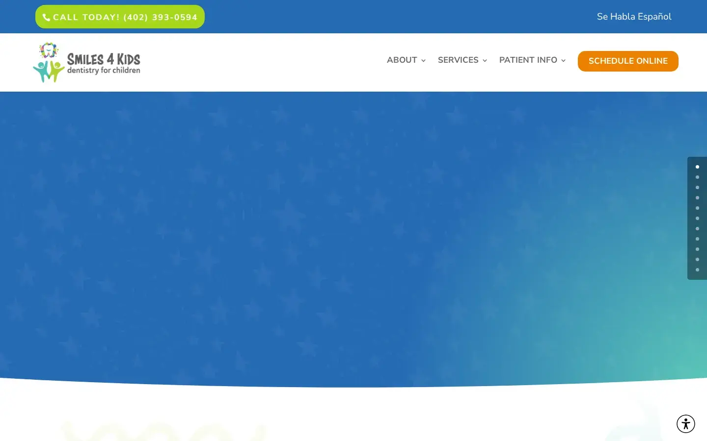 Homepage preview of Smiles 4 Kids