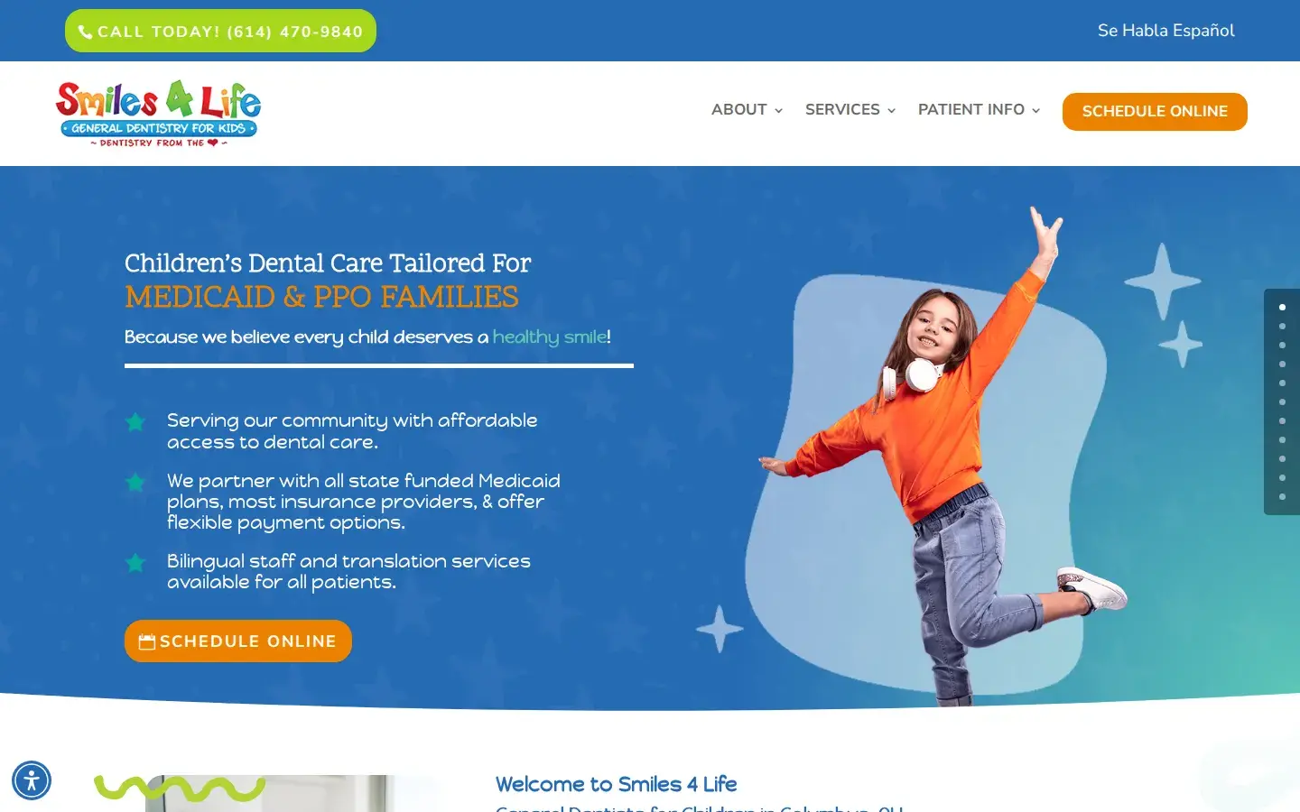 Homepage preview of Smiles 4 Life