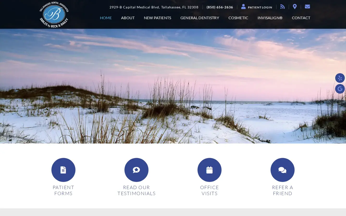 Homepage preview of Smiles by Beck & Bailey