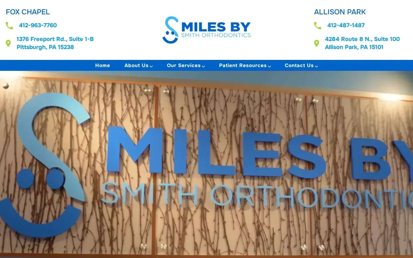 Homepage preview of Smiles by Smith Orthodontics