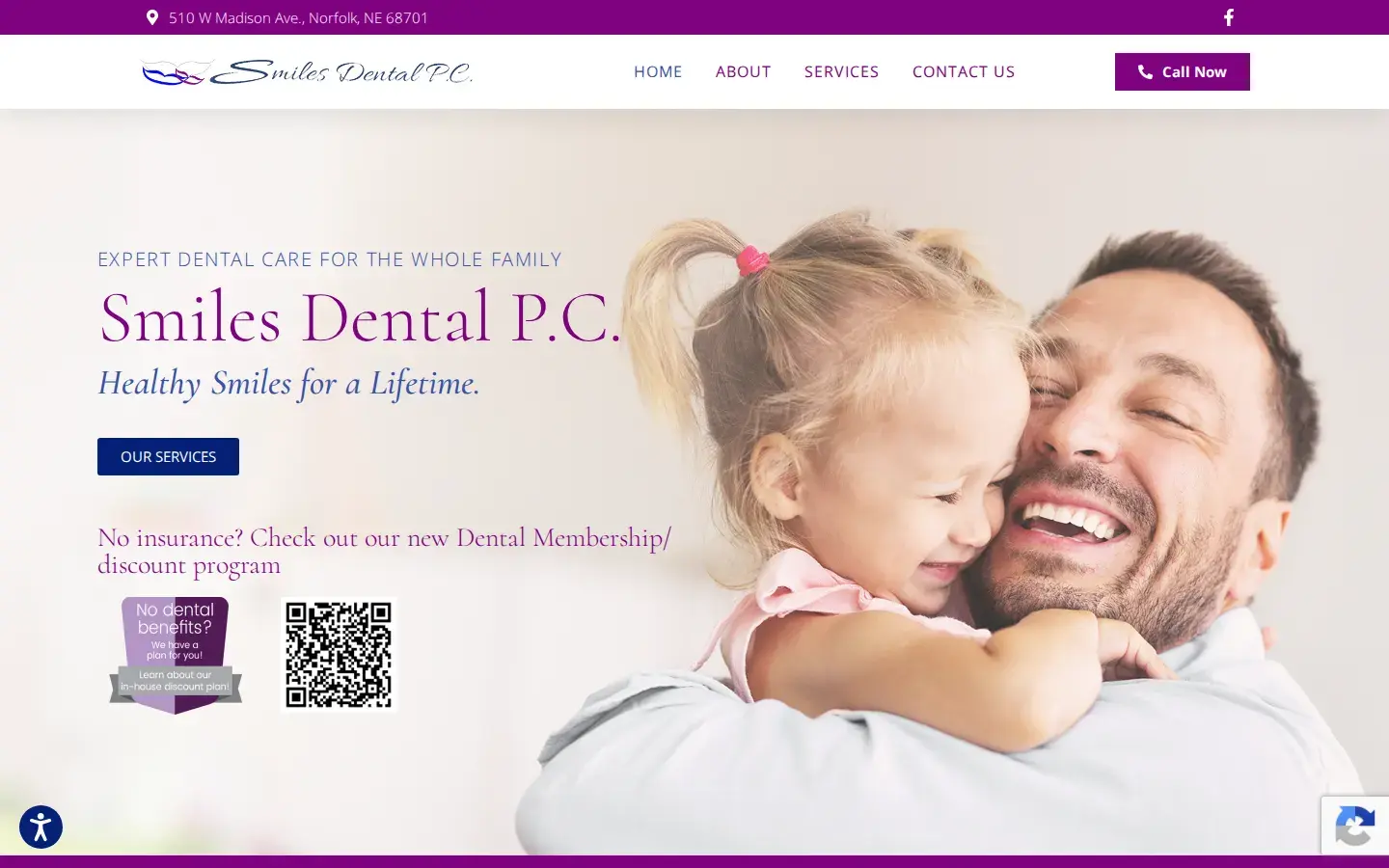 Homepage preview of Smiles Dental P.C.