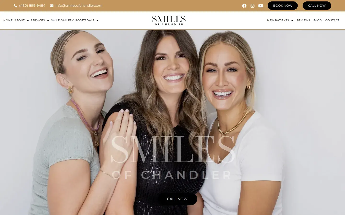 Homepage preview of Smiles of Chandler