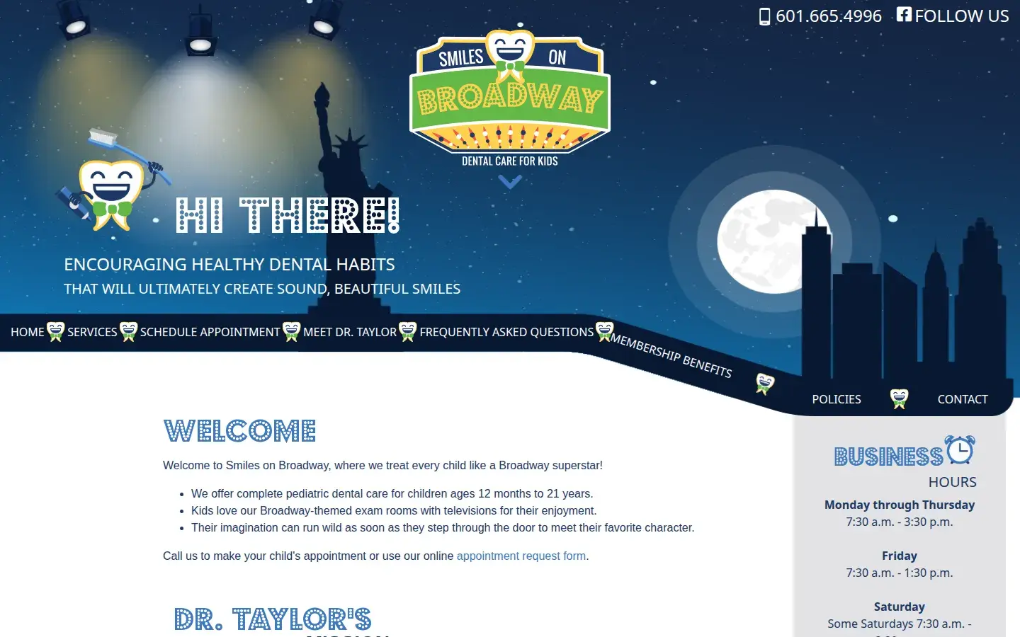 Homepage preview of Smiles on Broadway Dental Care
