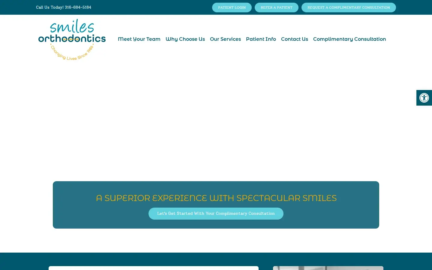 Homepage preview of Smiles Orthodontics