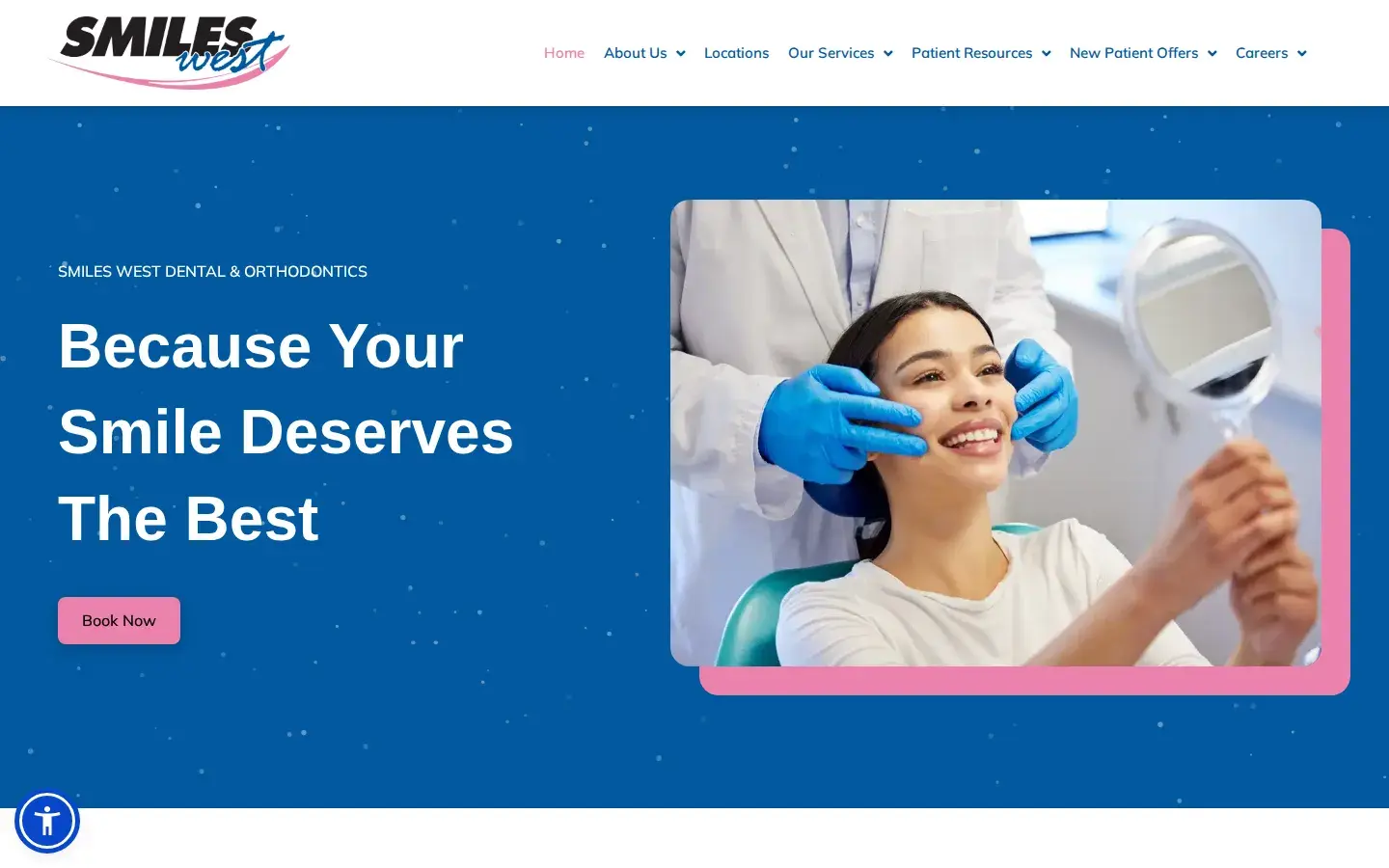 Homepage preview of Smiles West – Moreno Valley Office