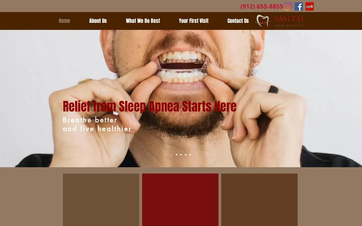 Homepage preview of Smith Dental Specialties