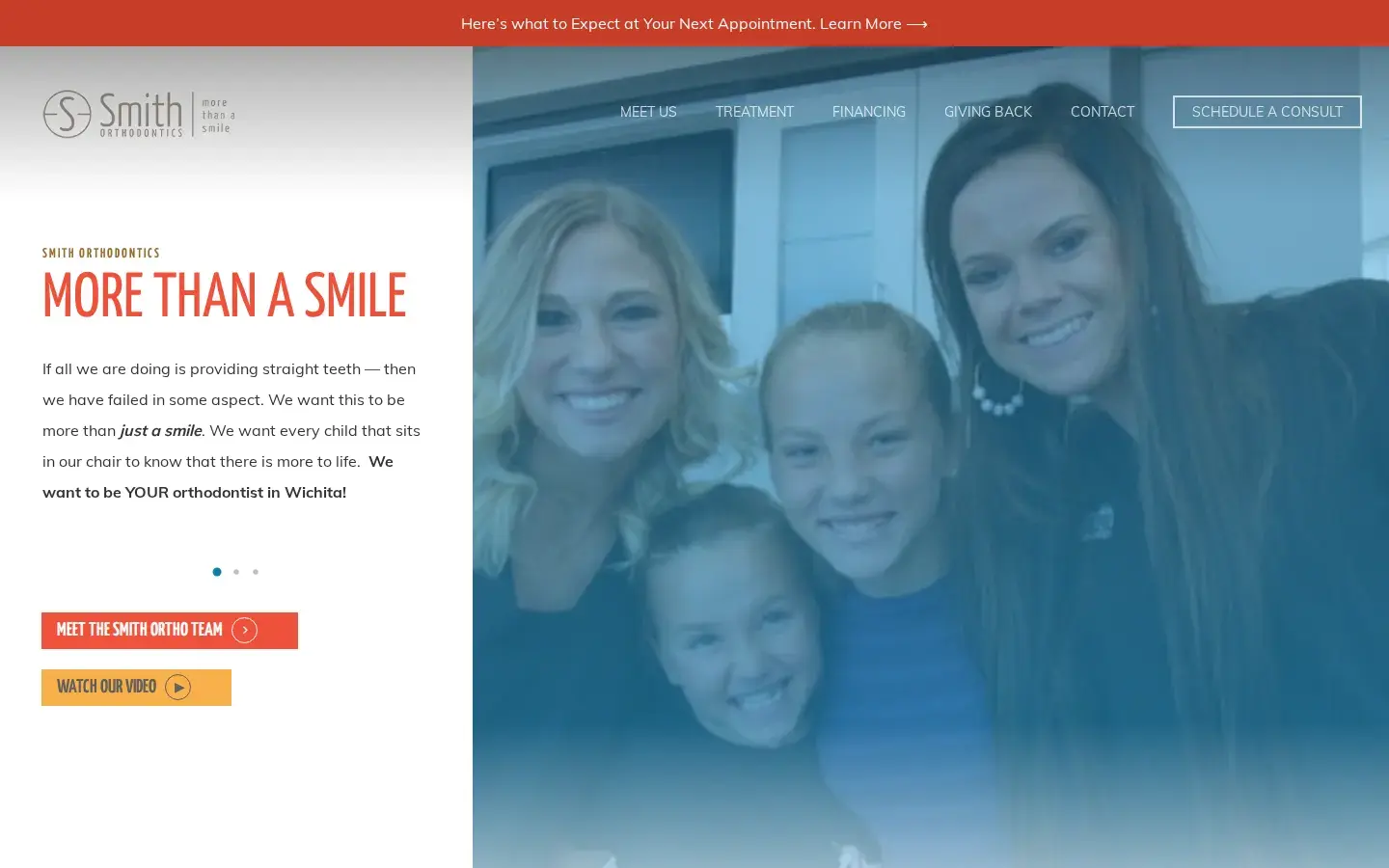 Homepage preview of Smith Orthodontics - Dr. Brian Smith