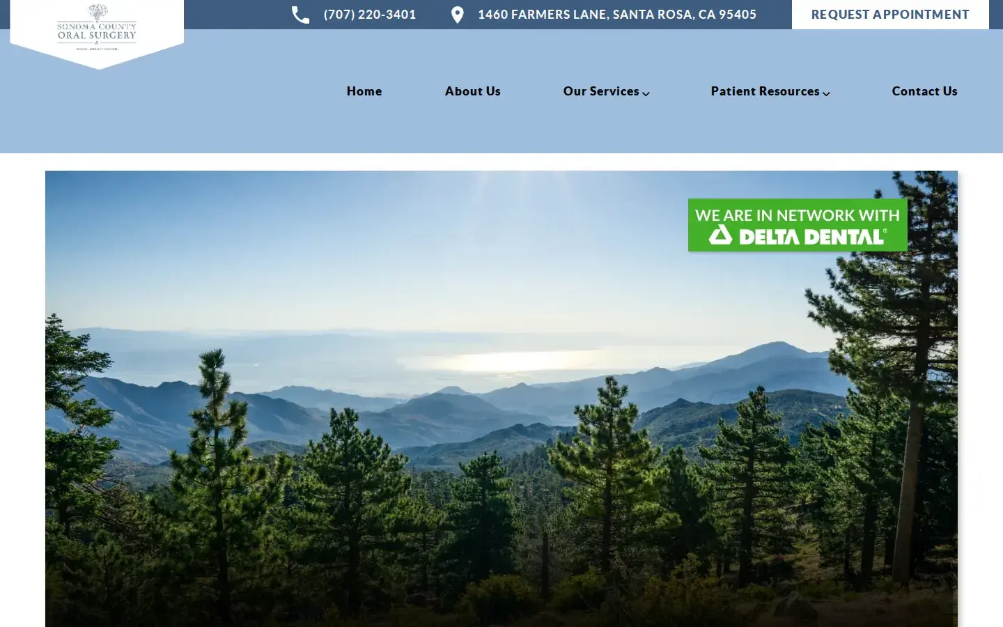 Homepage preview of Sonoma County Oral Surgery & Dental Implant Center