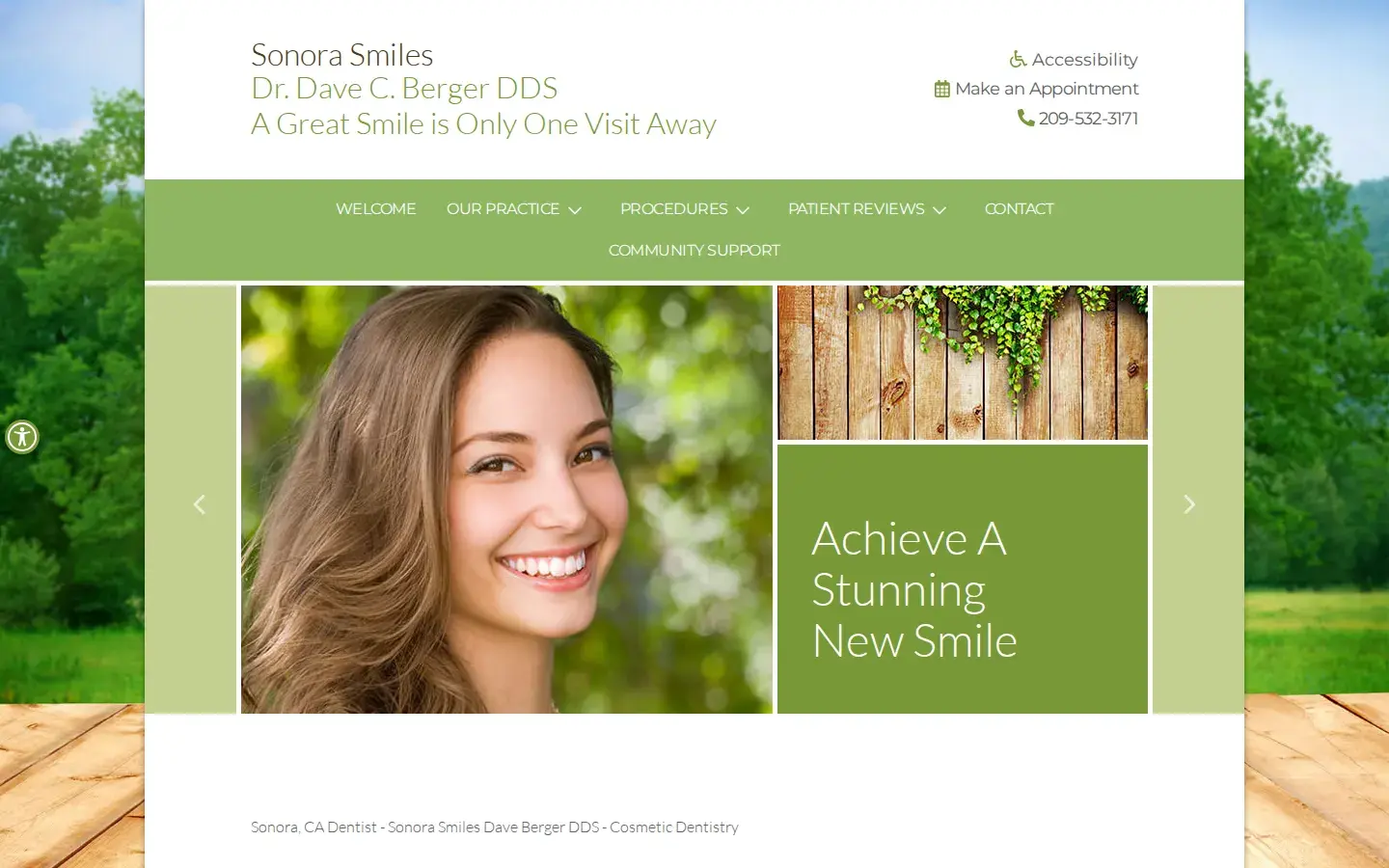 Homepage preview of Sonora Smiles Dave Berger DDS