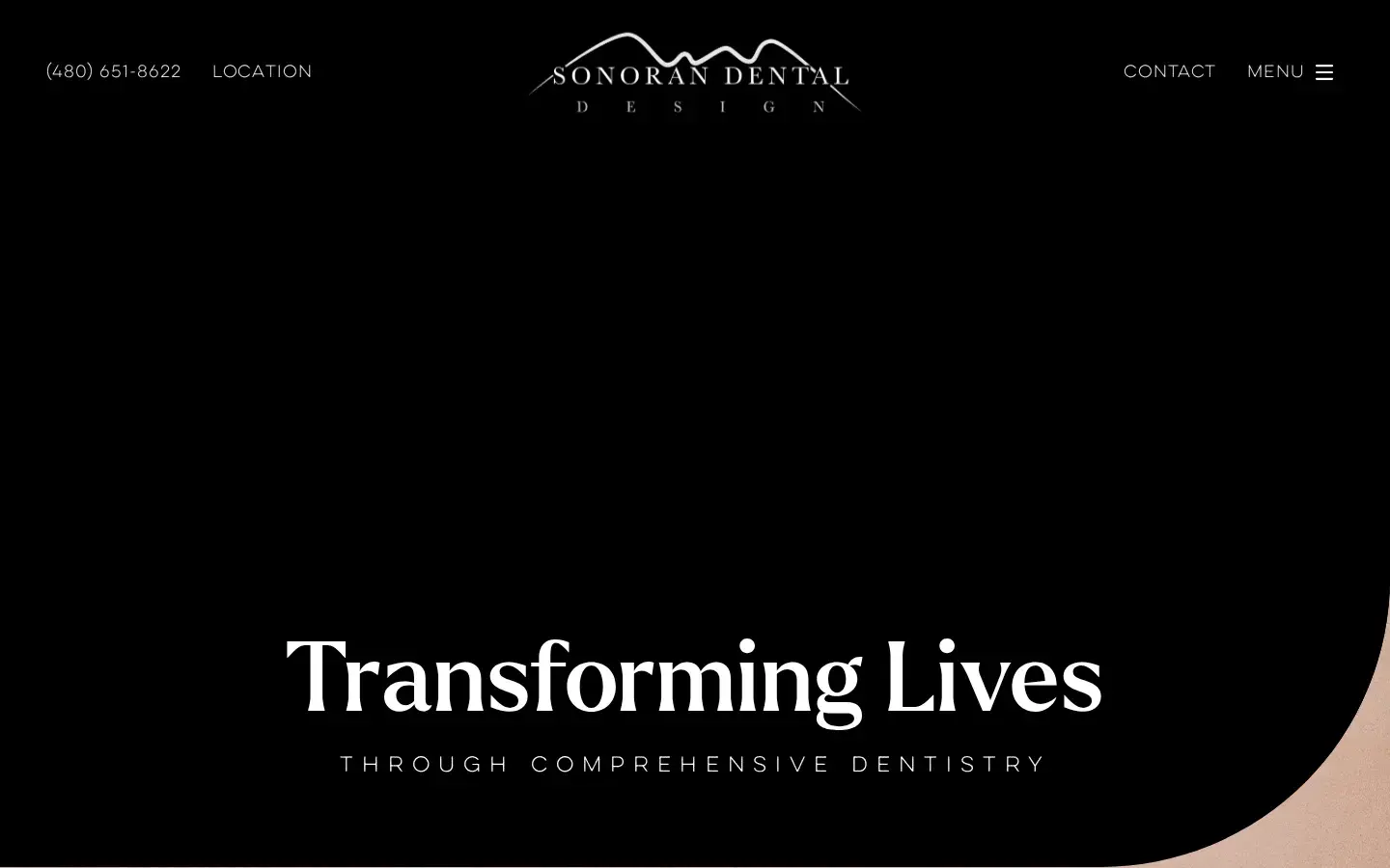 Homepage preview of Sonoran Dental Design
