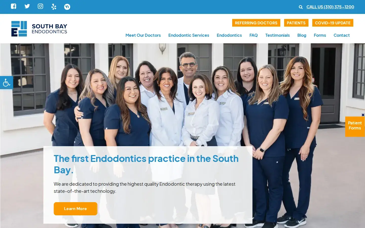 Homepage preview of South Bay Endodontics Dental Practice