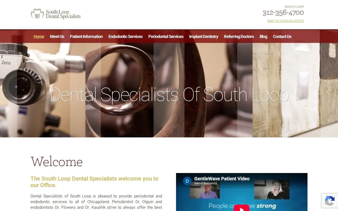 Homepage preview of South Loop Dental Specialists