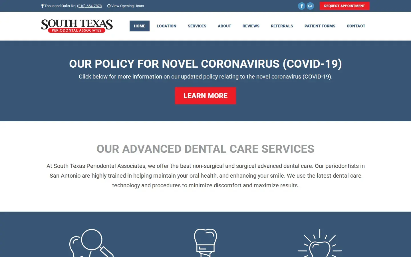 Homepage preview of South Texas Periodontal Associates