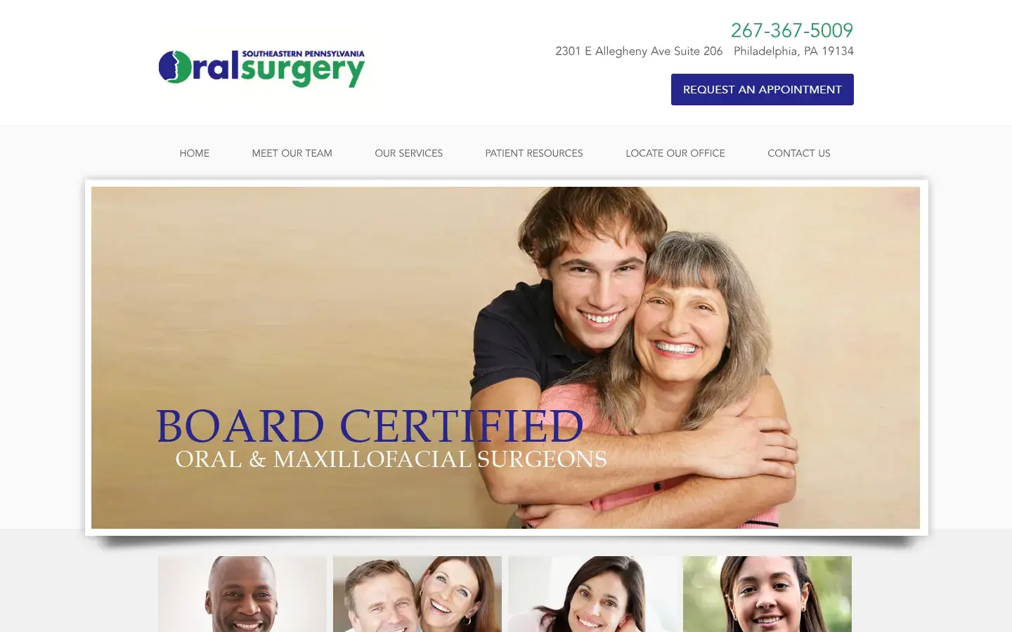 Homepage preview of Southeastern PA Oral Surgery