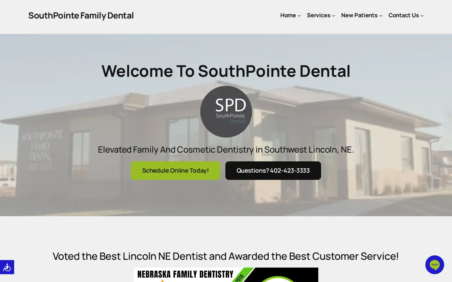 Homepage preview of Southpointe Family Dental: Cosmetic and Sedation Dentistry