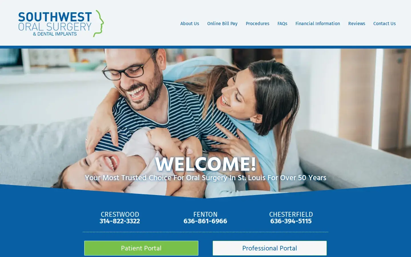 Homepage preview of Southwest Oral Surgery