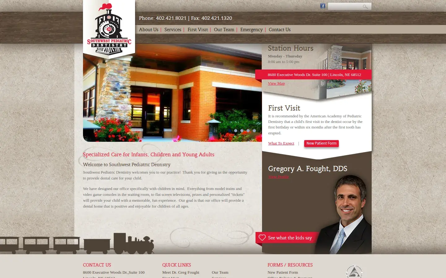 Homepage preview of Southwest Pediatric Dentistry