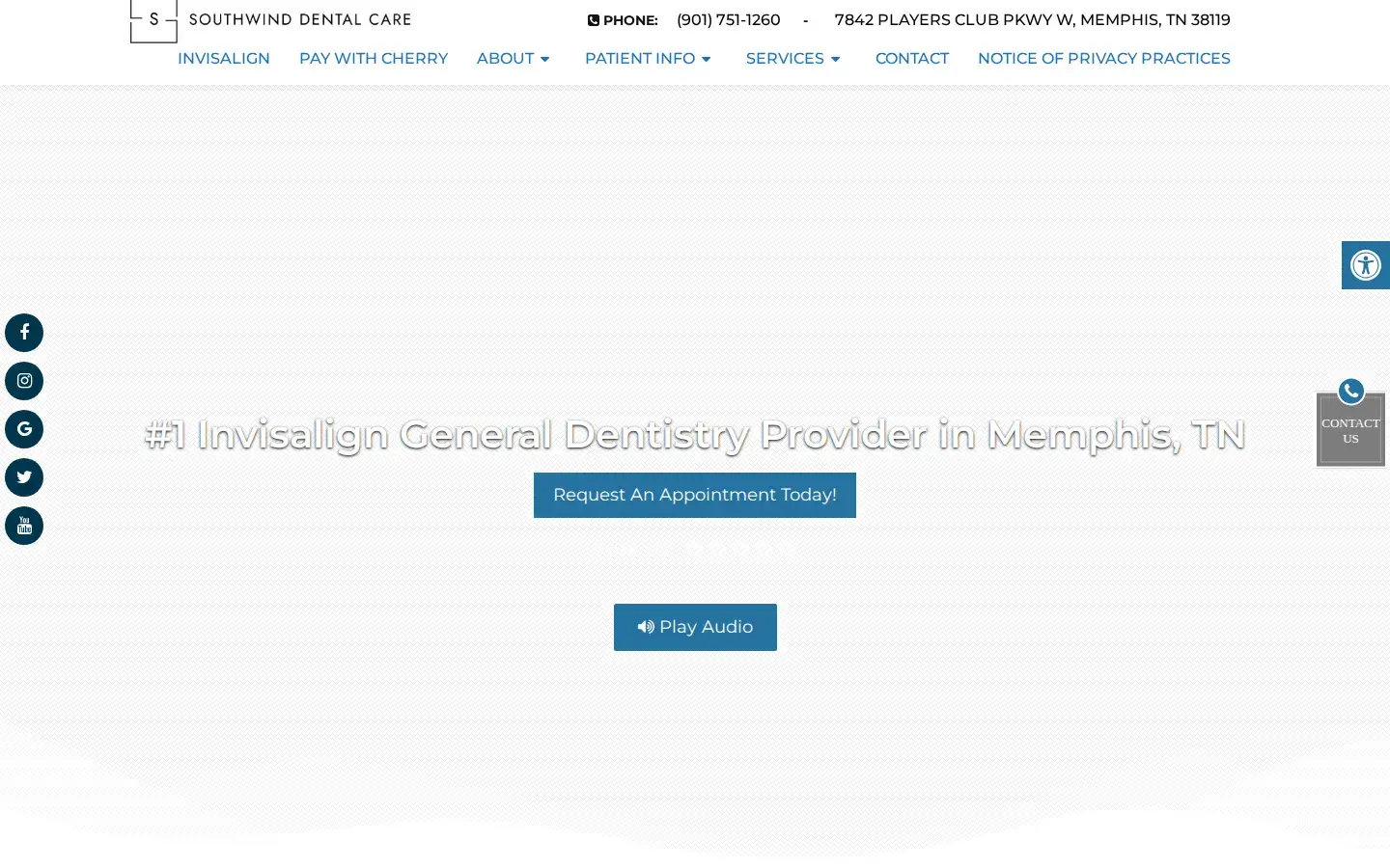 Homepage preview of Southwind Dental Care