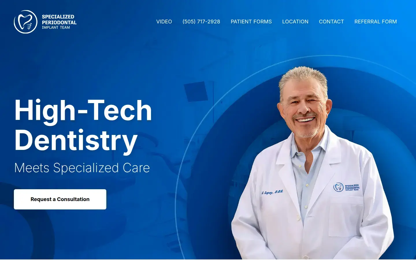 Homepage preview of Specialized Periodontal Implant Team