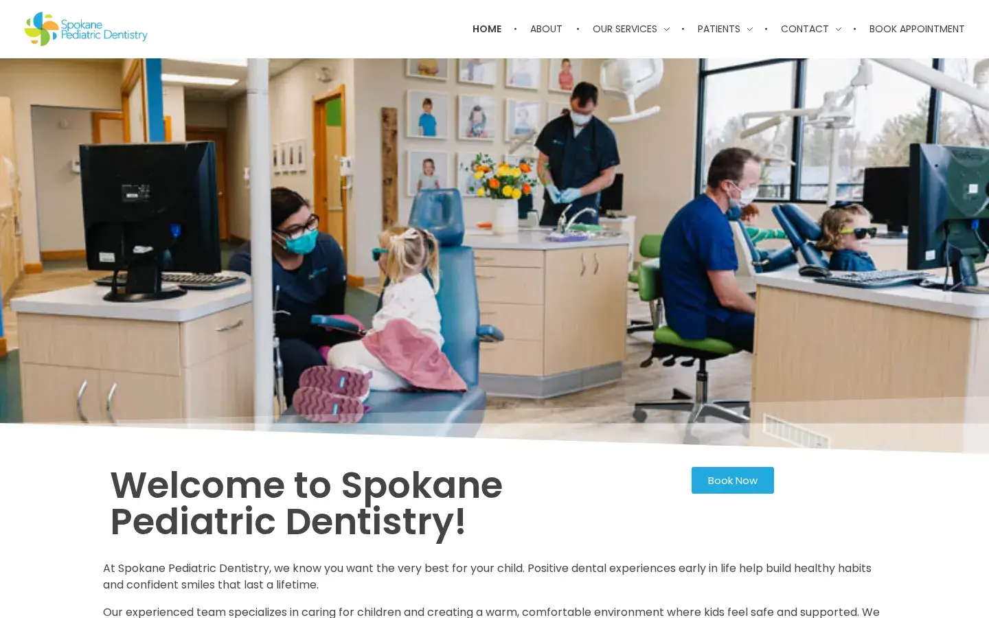 Homepage preview of Spokane Pediatric Dentistry