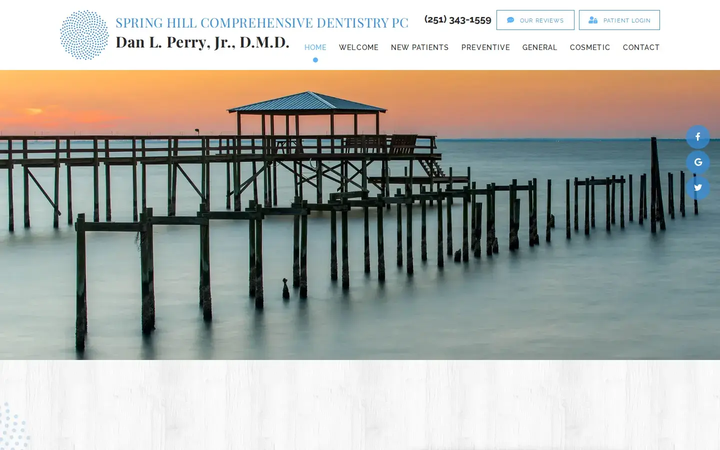 Homepage preview of Spring Hill Comprehensive Dentistry
