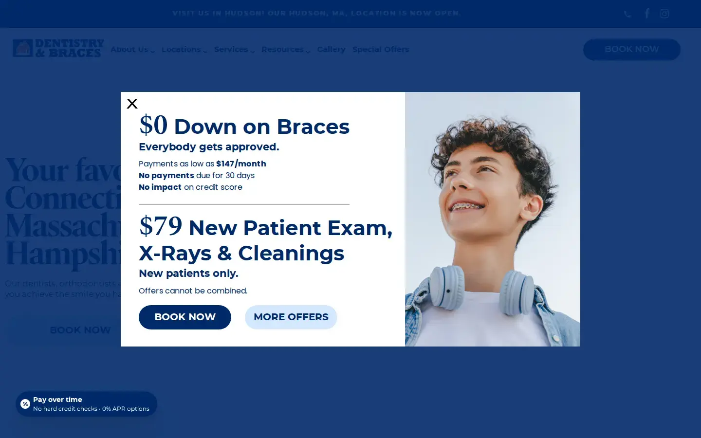 Homepage preview of Springfield Dentistry and Braces