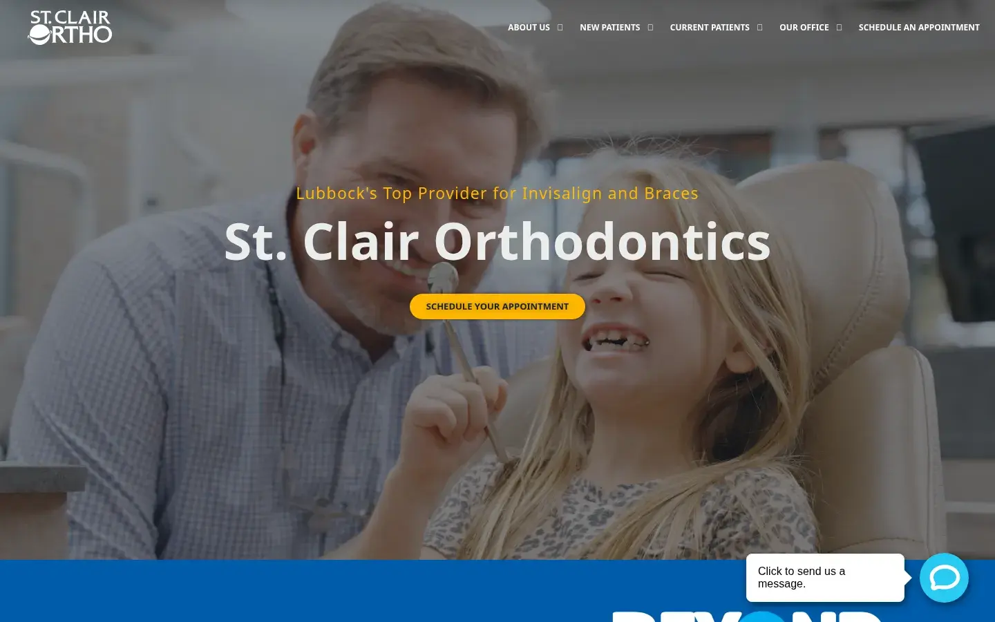 Homepage preview of St Clair and Massey Orthodontics