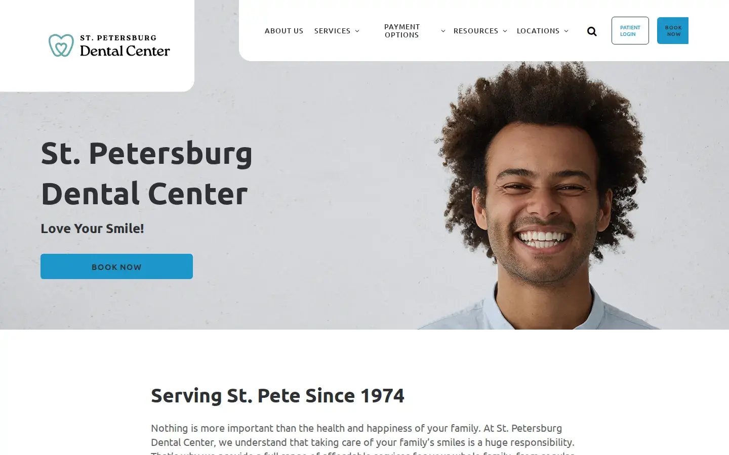 Homepage preview of St Petersburg Dental Center
