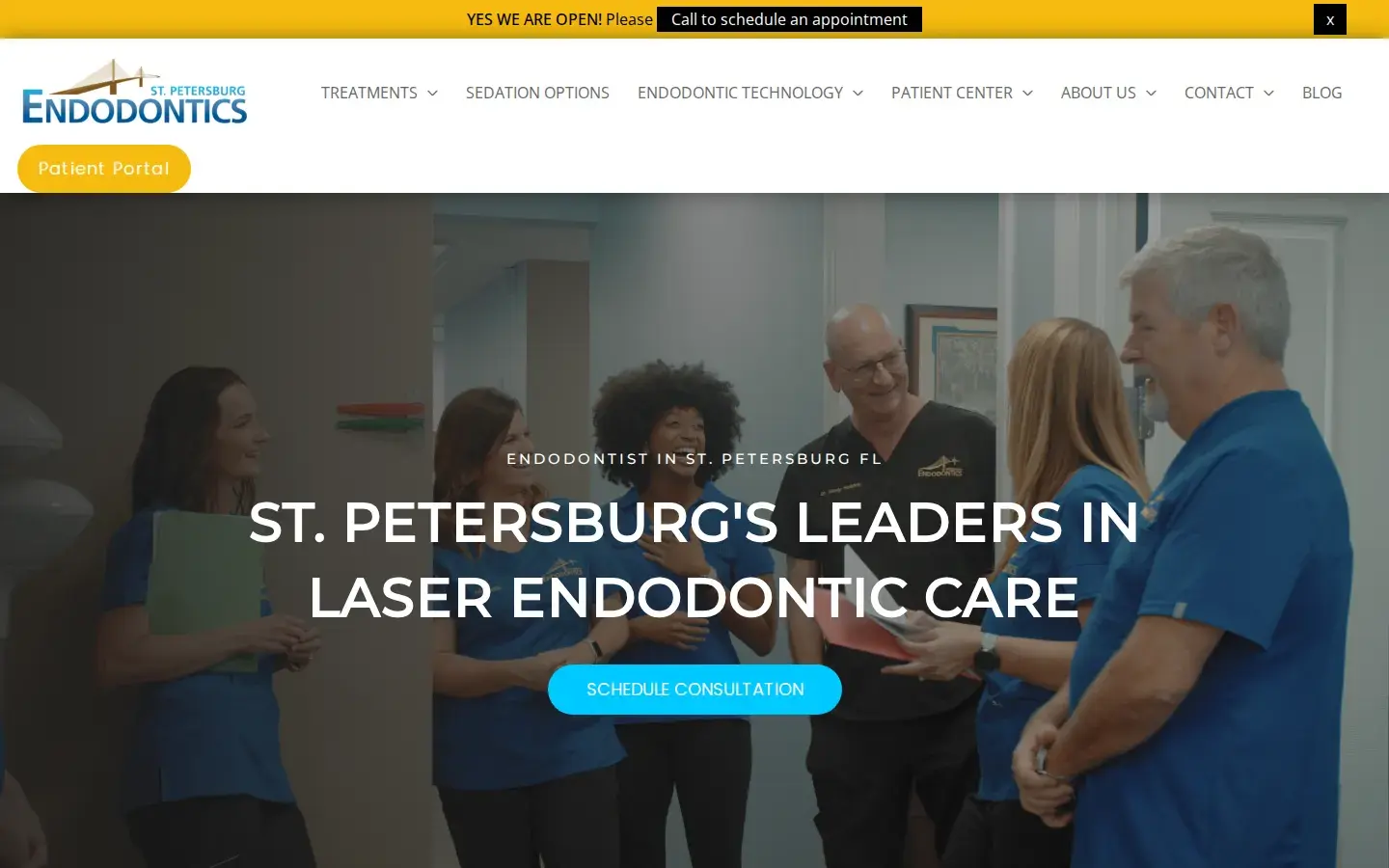 Homepage preview of St Petersburg Endodontics