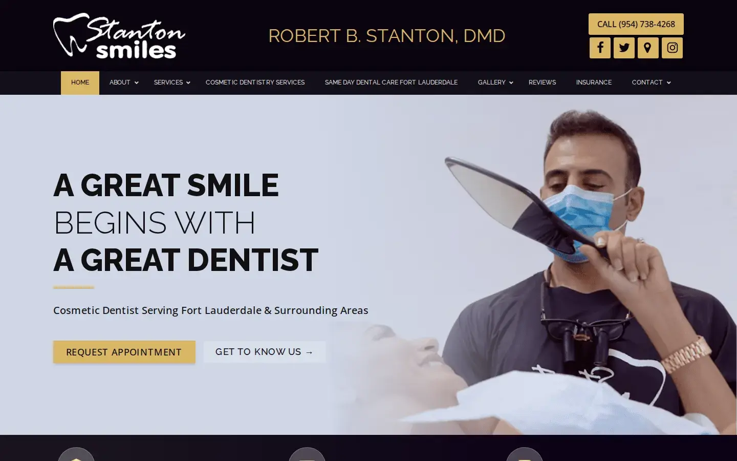 Homepage preview of Stanton Smiles Cosmetic Dentistry