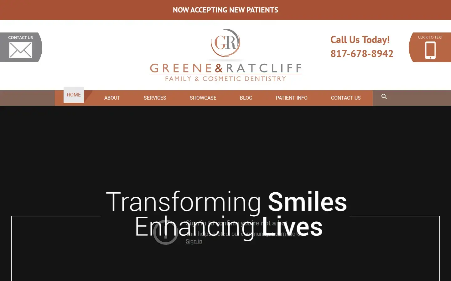 Homepage preview of Stephen Ratcliff Family & Cosmetic Dentistry