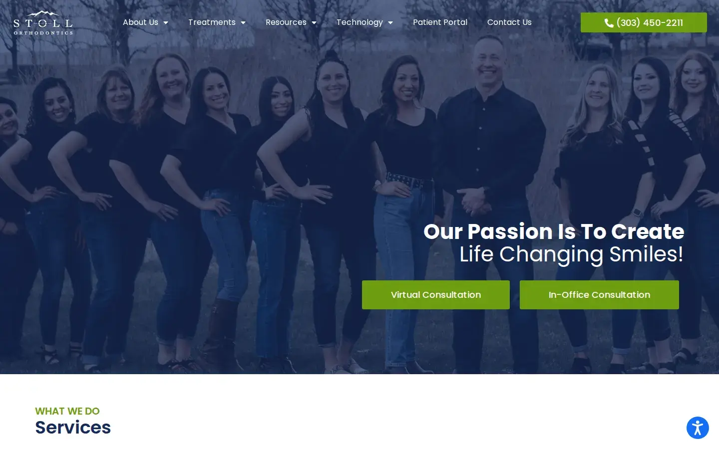 Homepage preview of Stoll Orthodontics
