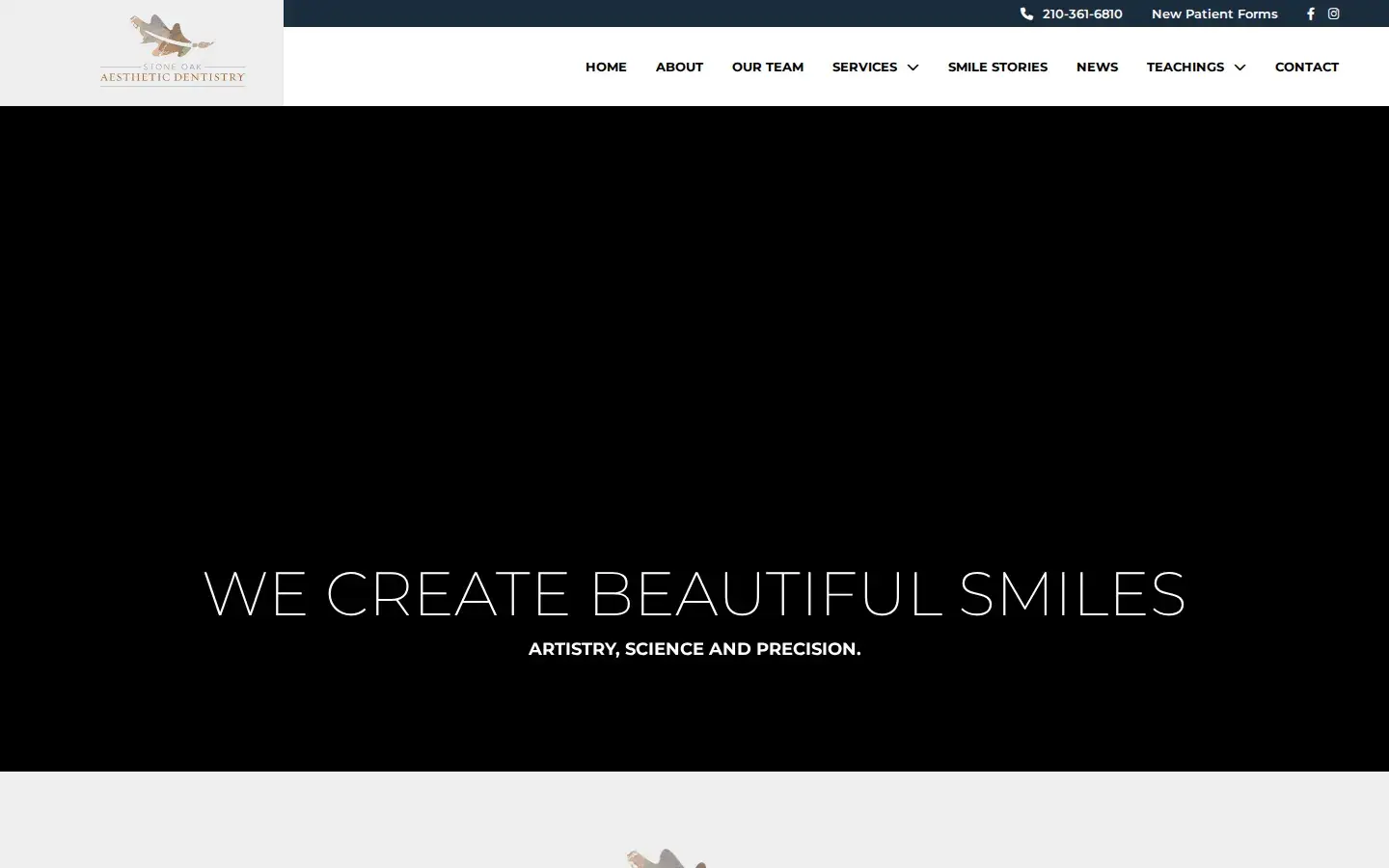 Homepage preview of Stone Oak Aesthetic Dentistry