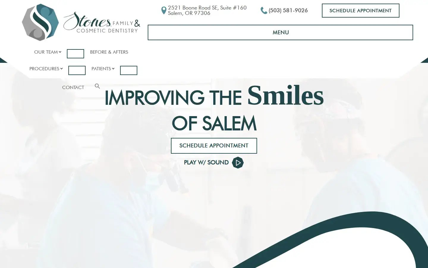 Homepage preview of Stones Family & Cosmetic Dentistry